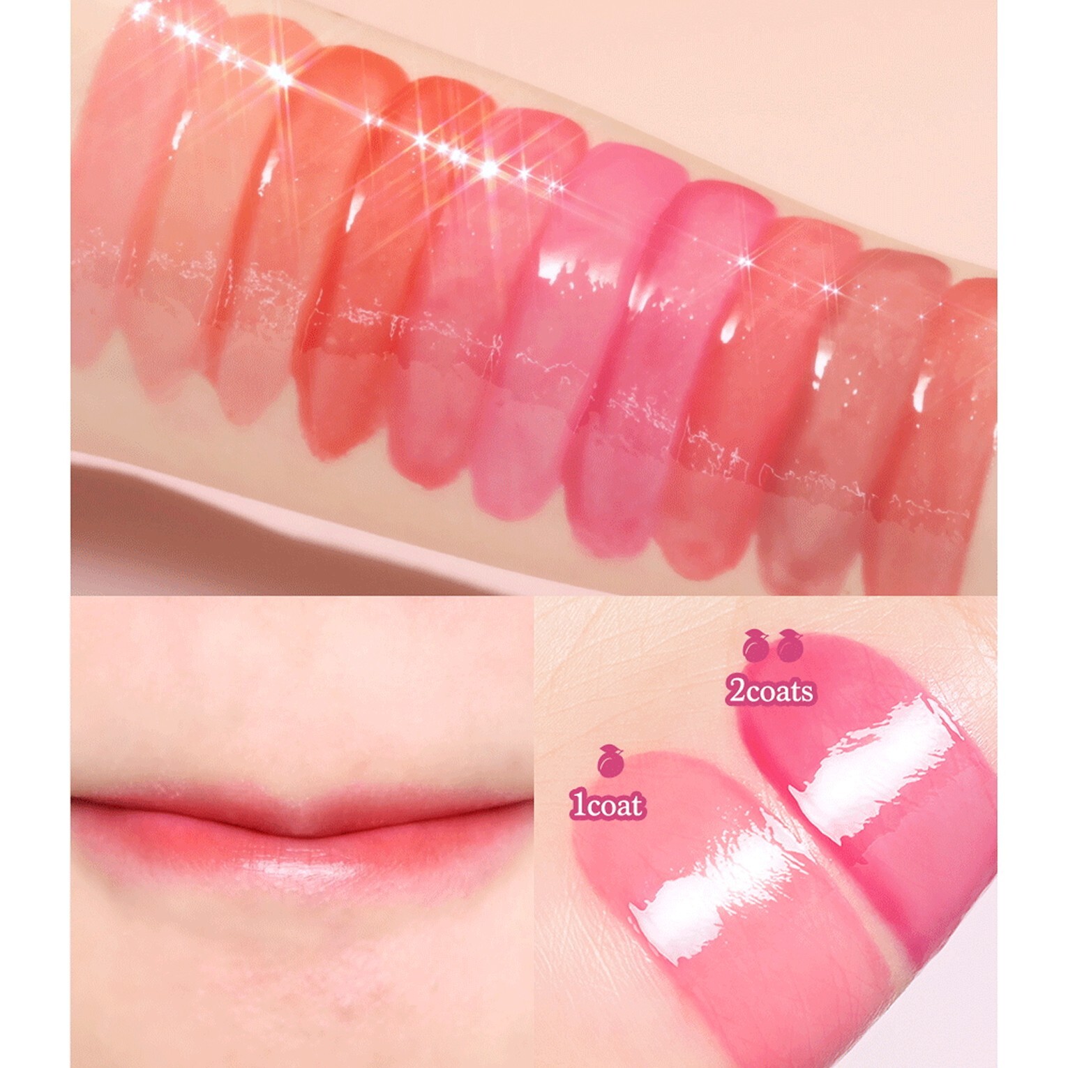 DASIQUE Fruity Lip Jam 4g 2023 NEW 13 colors K-Beauty