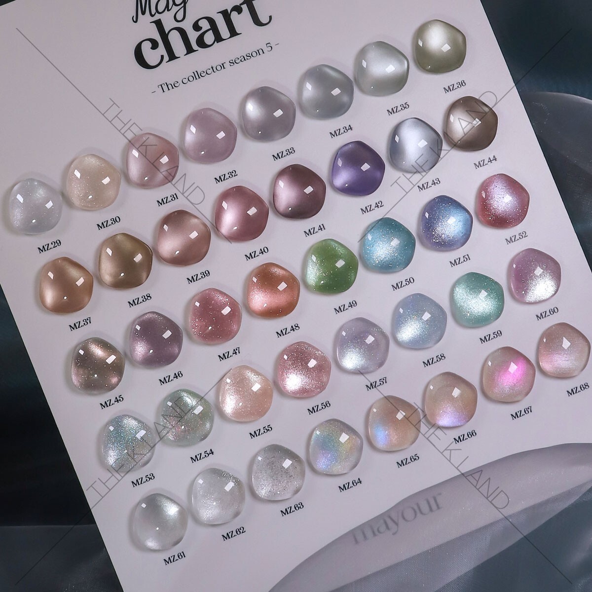 Mayour Magnetic Gel The Collector Season 5 8ml 40 Colors Nail Polish K-Beauty