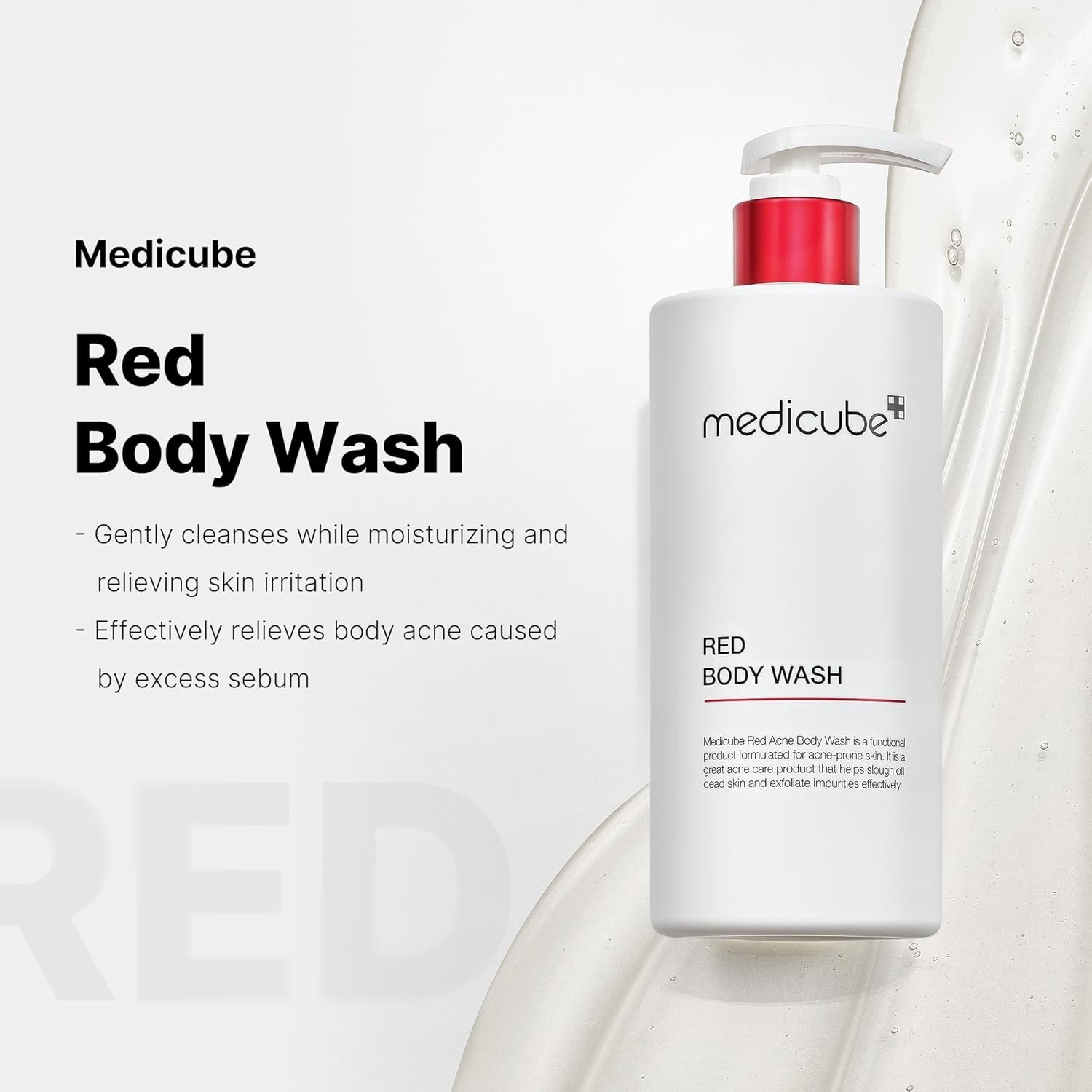 MEDICUBE RED ACNE BODY WASH 400 G / 14.10 fl oz