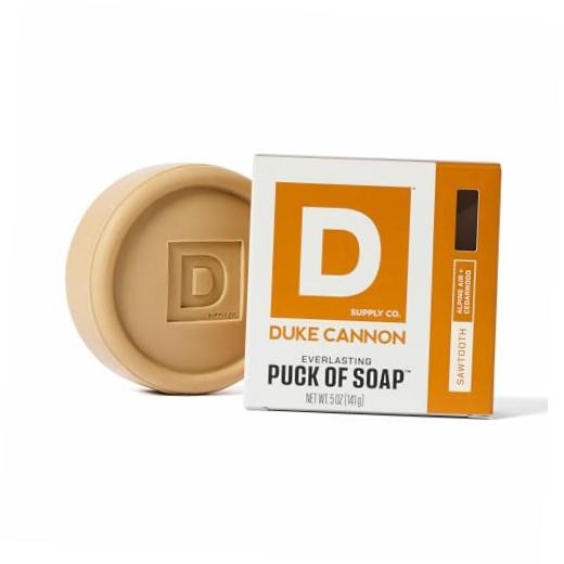 Bar Soap Puck – Men’s Rounded Bar Soap with 5 Ounce (Pack of 1) Sawtooth