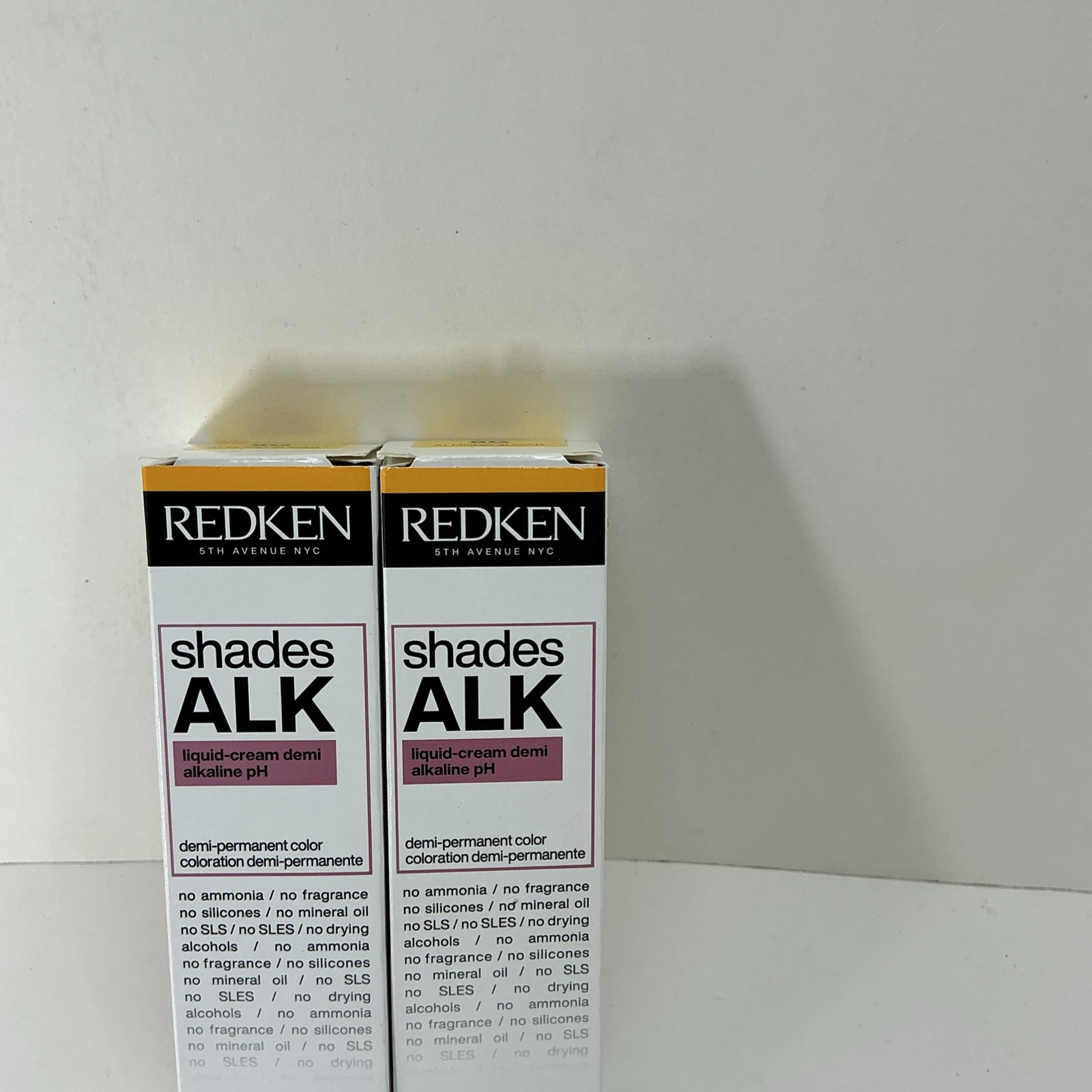 2-Pack REDKEN ALK Demi-perm Hair Color 2.1 fl oz Shade 8 G Almond Sugar