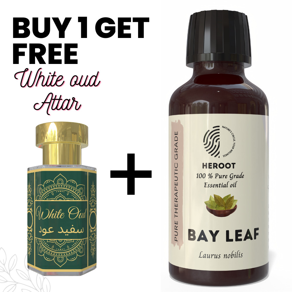 Bay Leaf Essential Oil 10ml Aromatherapy Diffuser Home Fragrance + Free Attar