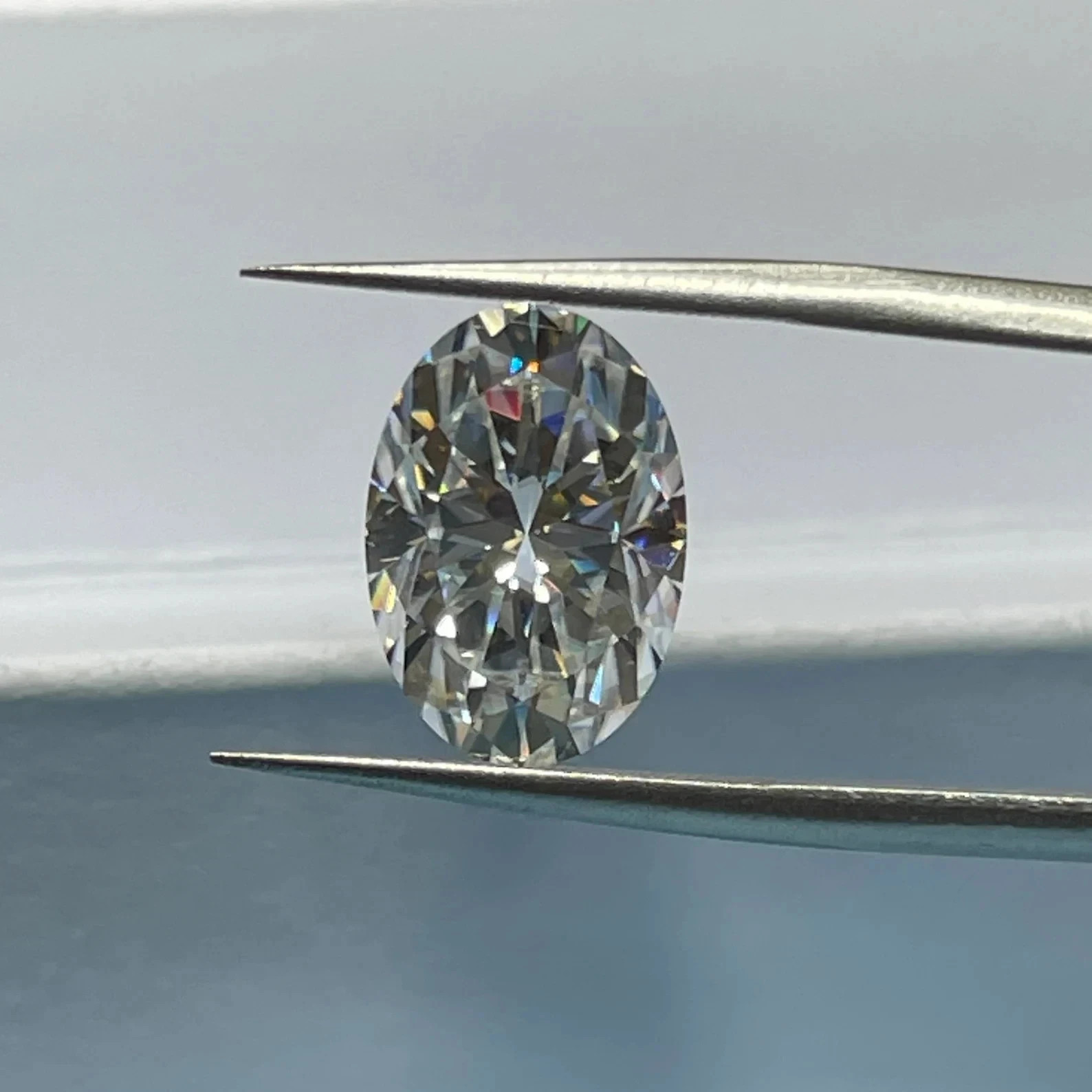 Loose 6.00 Ct Oval Cut Natural D Color Lab Grown CVD Diamond VVS1 Certified