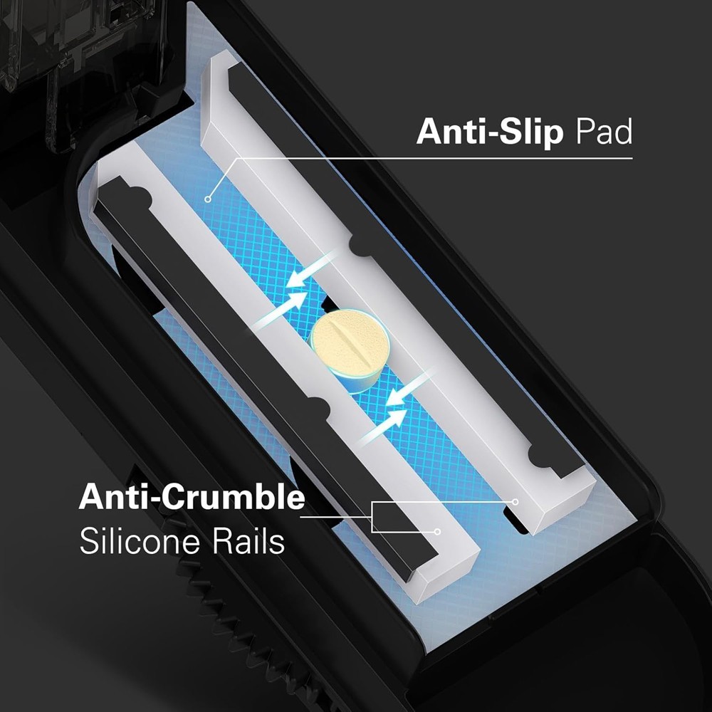 Pill Cutter Tablet Splitter Adjustable for Small & Large Pills Fast Easy Cut