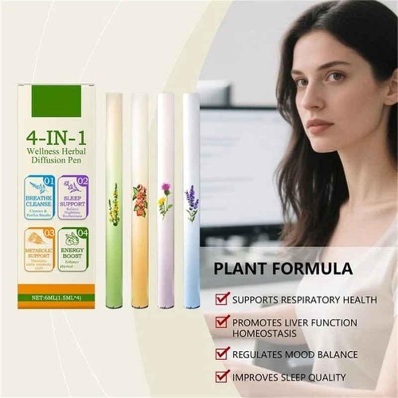 2026 Herbal Diffuser with Mullein Mint for Lung Health and Fresh Air Hot