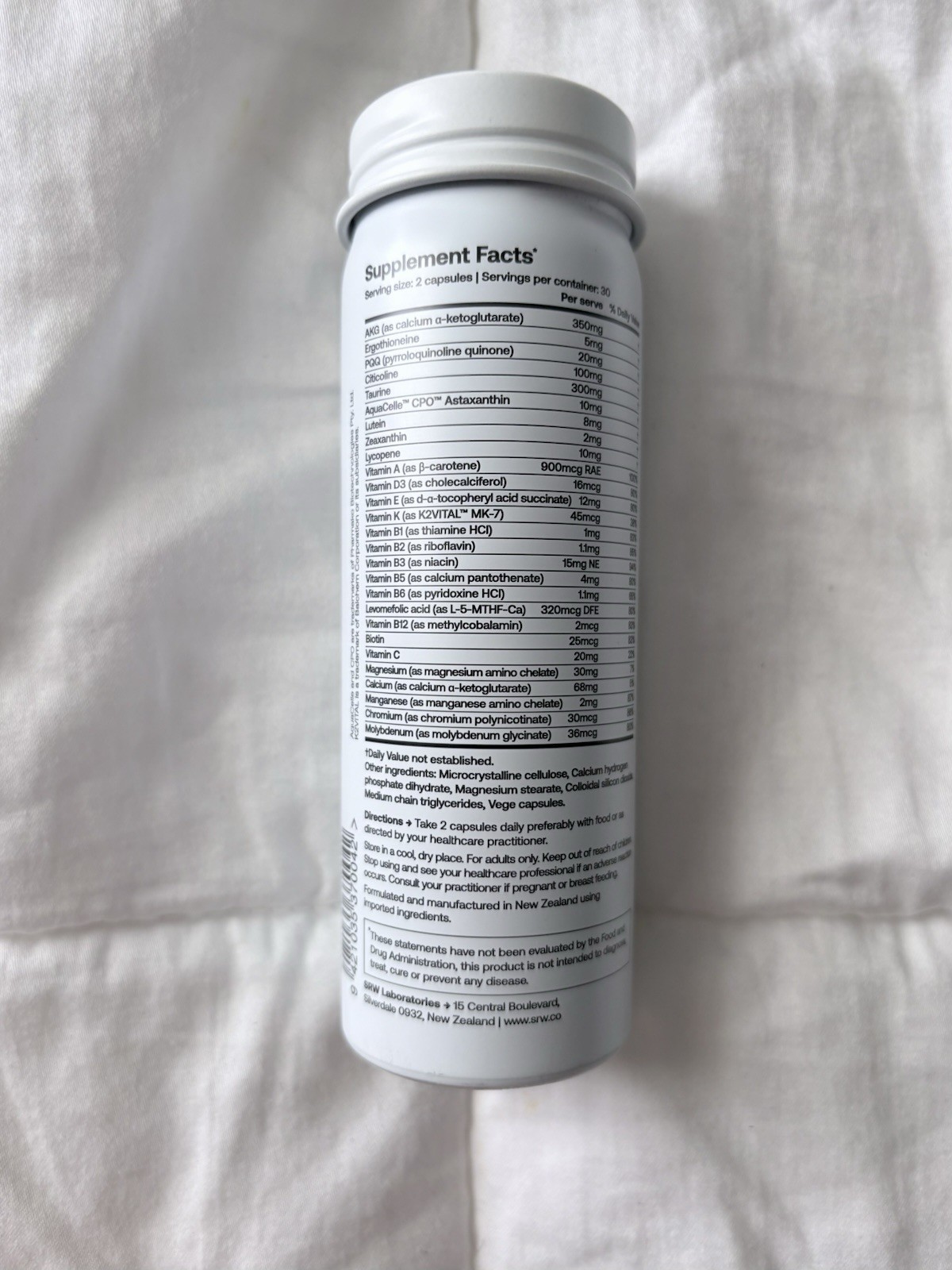 SRW Laboratories Cel Essentials Supplement for Cognitive & Muscle Health 04/2026