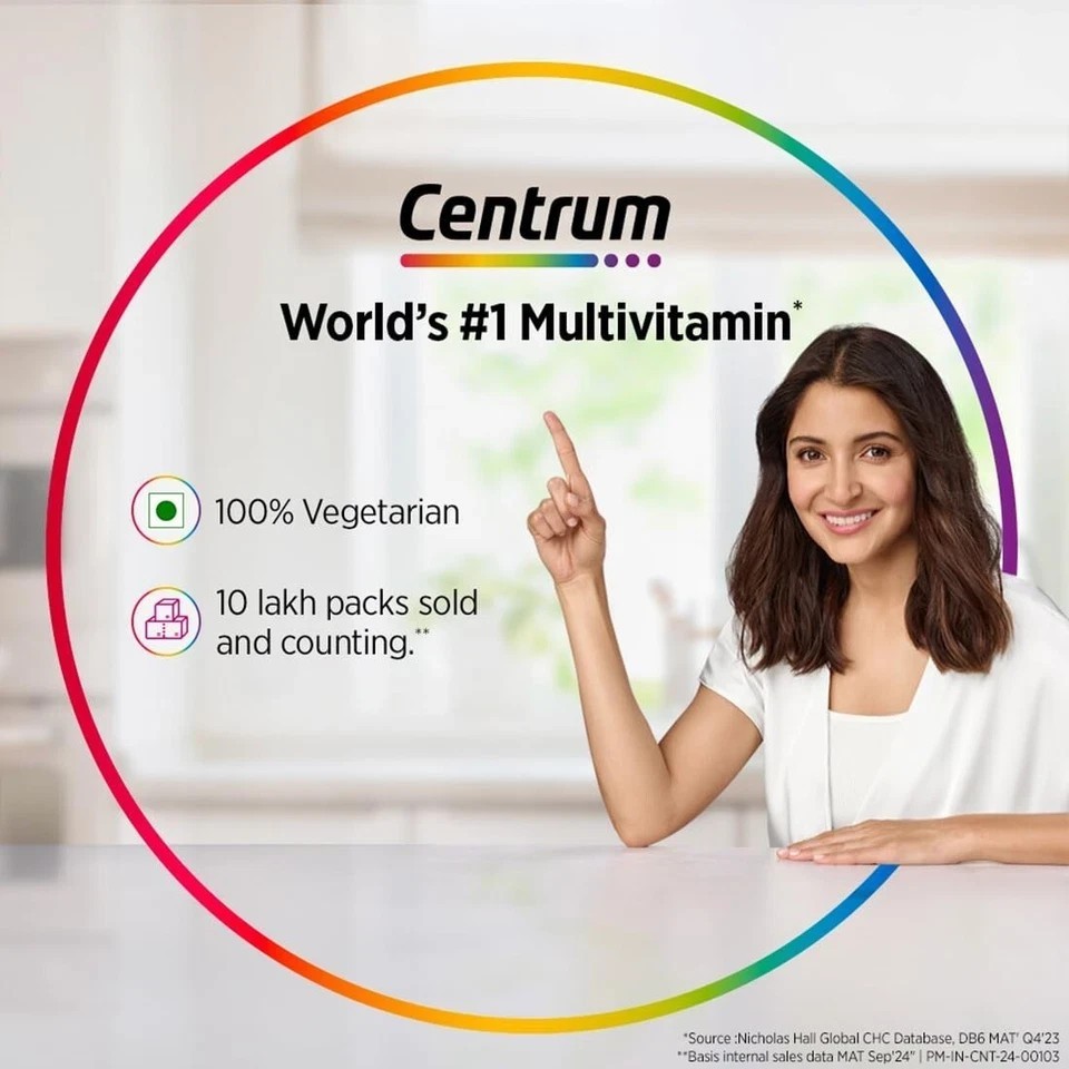 Centrum Men 50 Tablets – Multivitamin & Multimineral Nutrition Formula B311