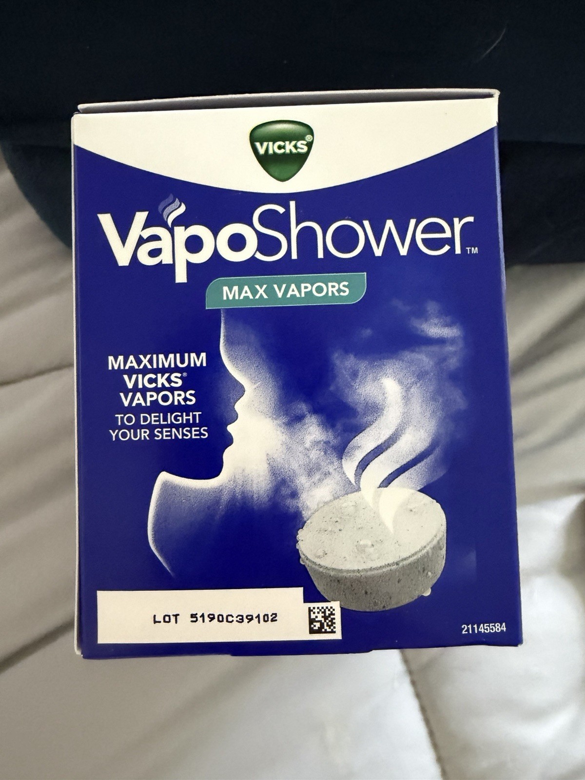 Vicks VapoShower 8 Tablets Max Vapors Shower Steam Aromatherapy Tablets NEW ✅