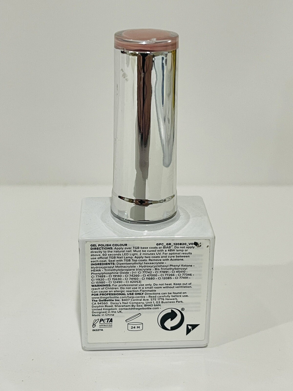 The Gel Bottle Inc Brand Full Size “Sepia” Gel 20ML/0.67 Fl Oz