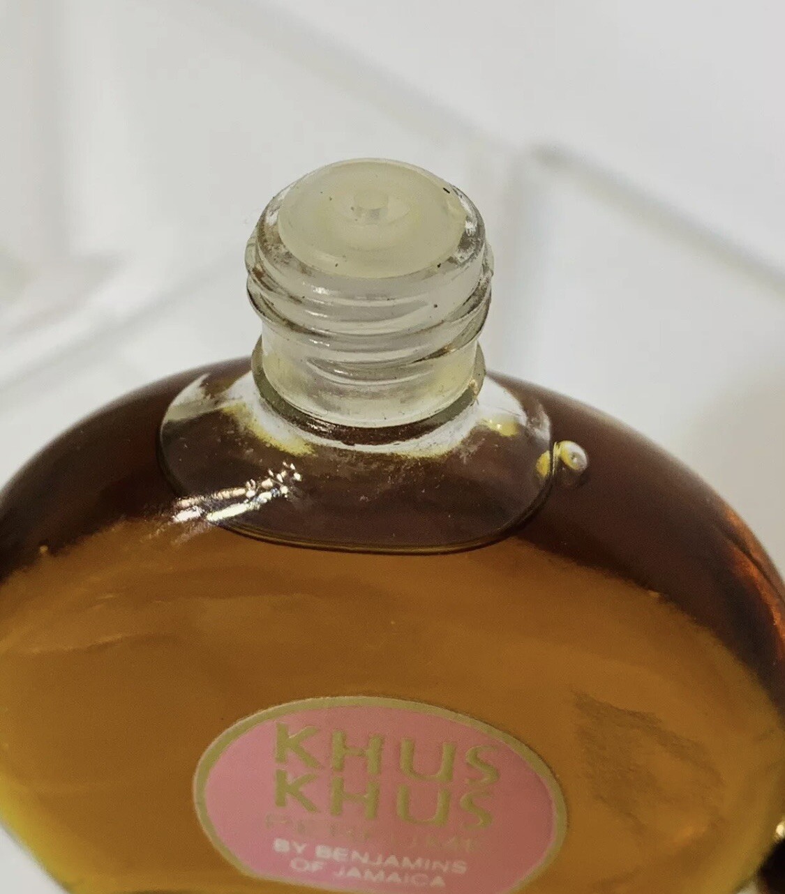 VINTAGE KHUS KHUS COLOGNE BY BENJAMINS OF JAMAICA SPLASH