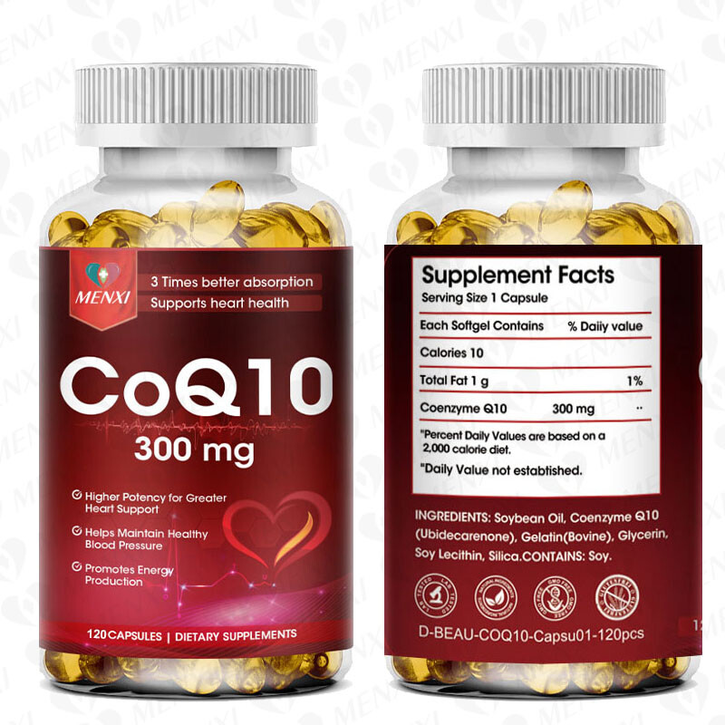 CoQ10 300mg, 480 Softgel Capsules, Vegetarian Capsules, Non-GMO (Coenzyme Q10)