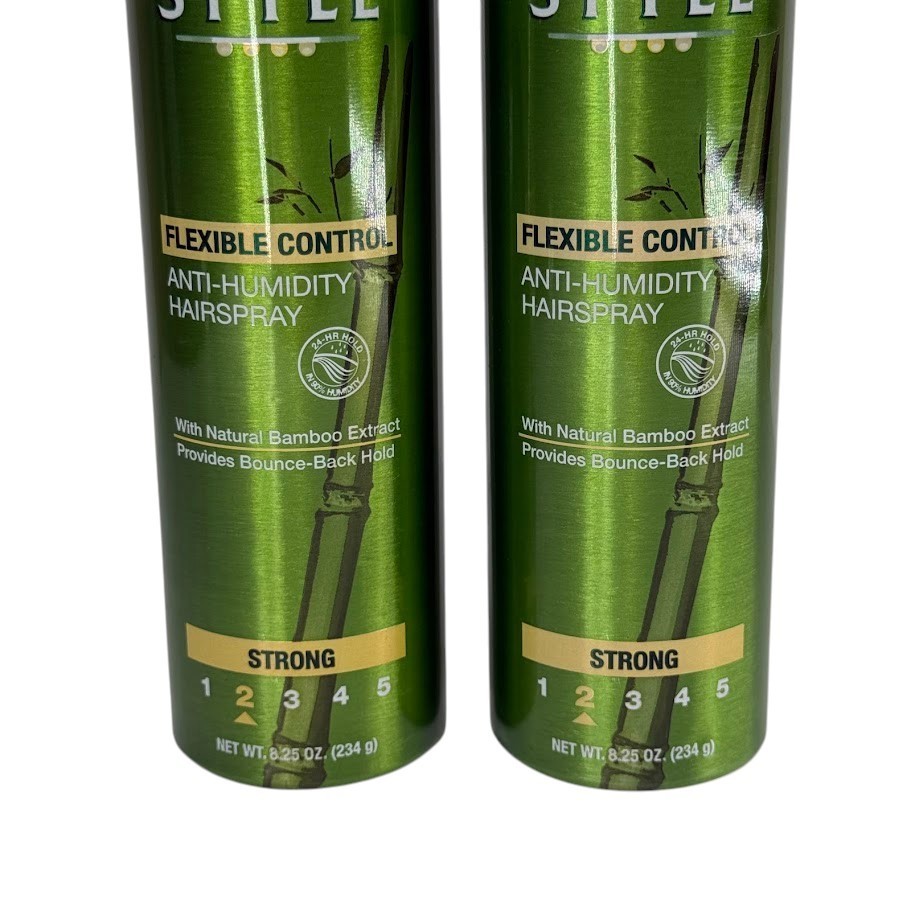 2x Garnier Fructis Flexible Control Hairspray Strong Level 2 Hold, 8.25 oz each