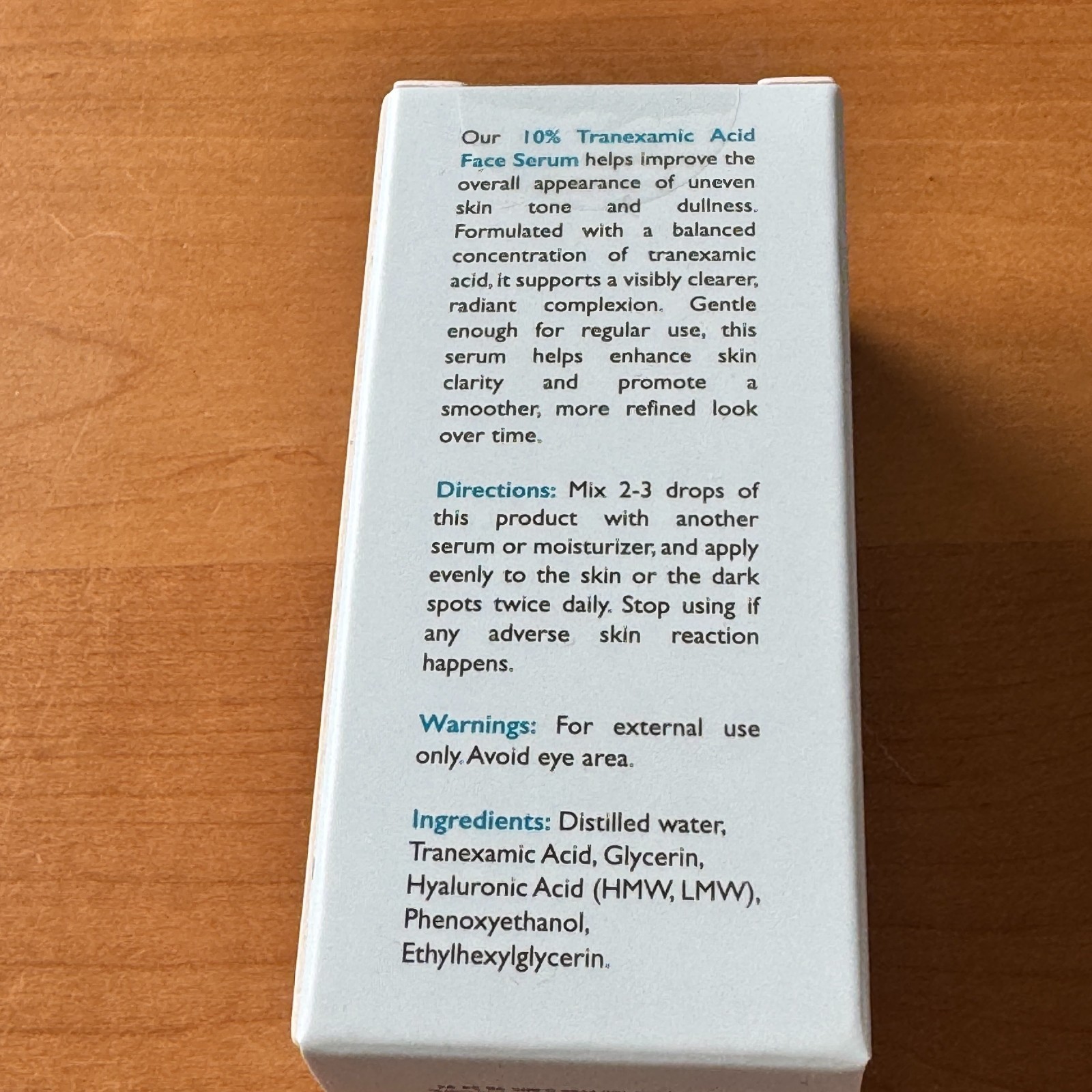 2x OMIC+ SKINCARE 10% Tranexamic Acid Face Serum 0.33 oz DARK SPOTS *SHIPS FREE