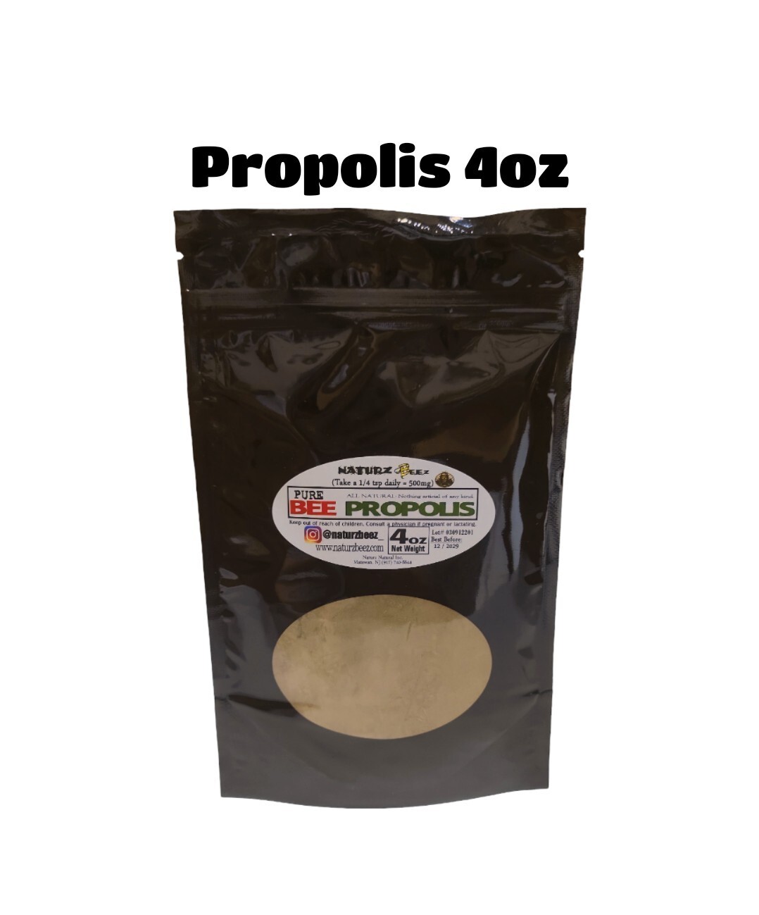 BEE PROPOLIS 4oz 100% PURE POWDER Nature’s Antibiotic, ANTIVIRAL, Antibacterial