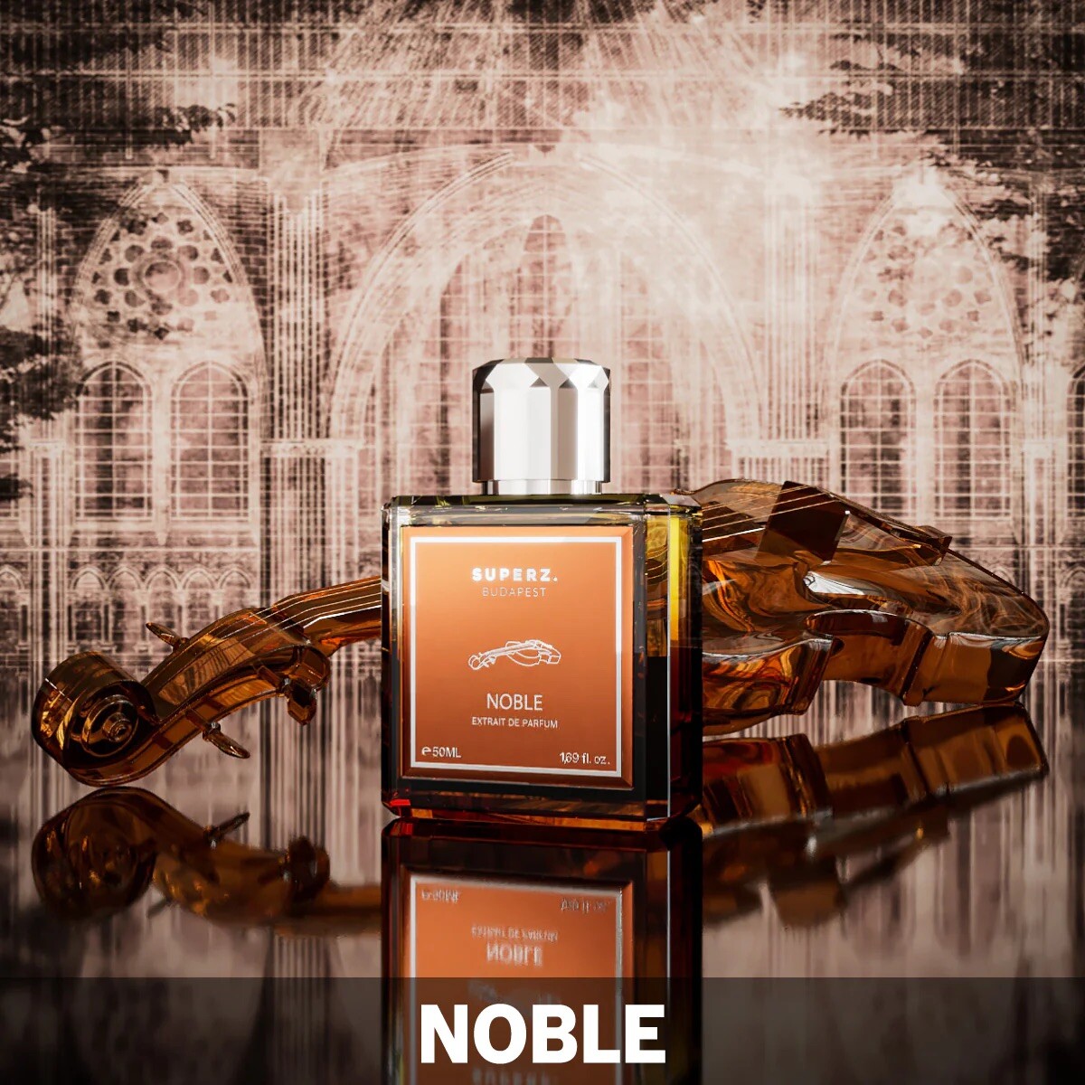 NOBLE BY SUPERZ BUDAPEST 50ML/ 1.69 OZ EXTRAIT DE PARFUM USA SELLER