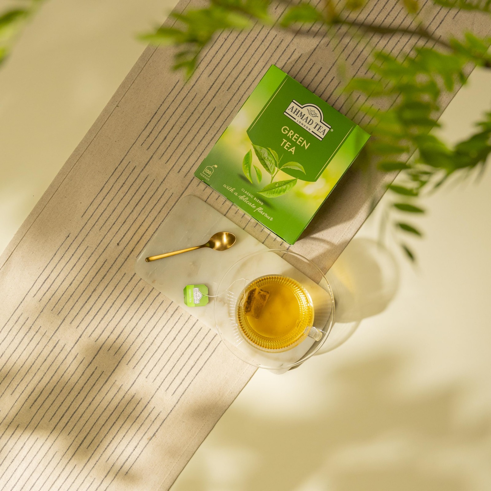Green Tea, Green Tea Teabags 100 ct – Caffeinated & Sugar-