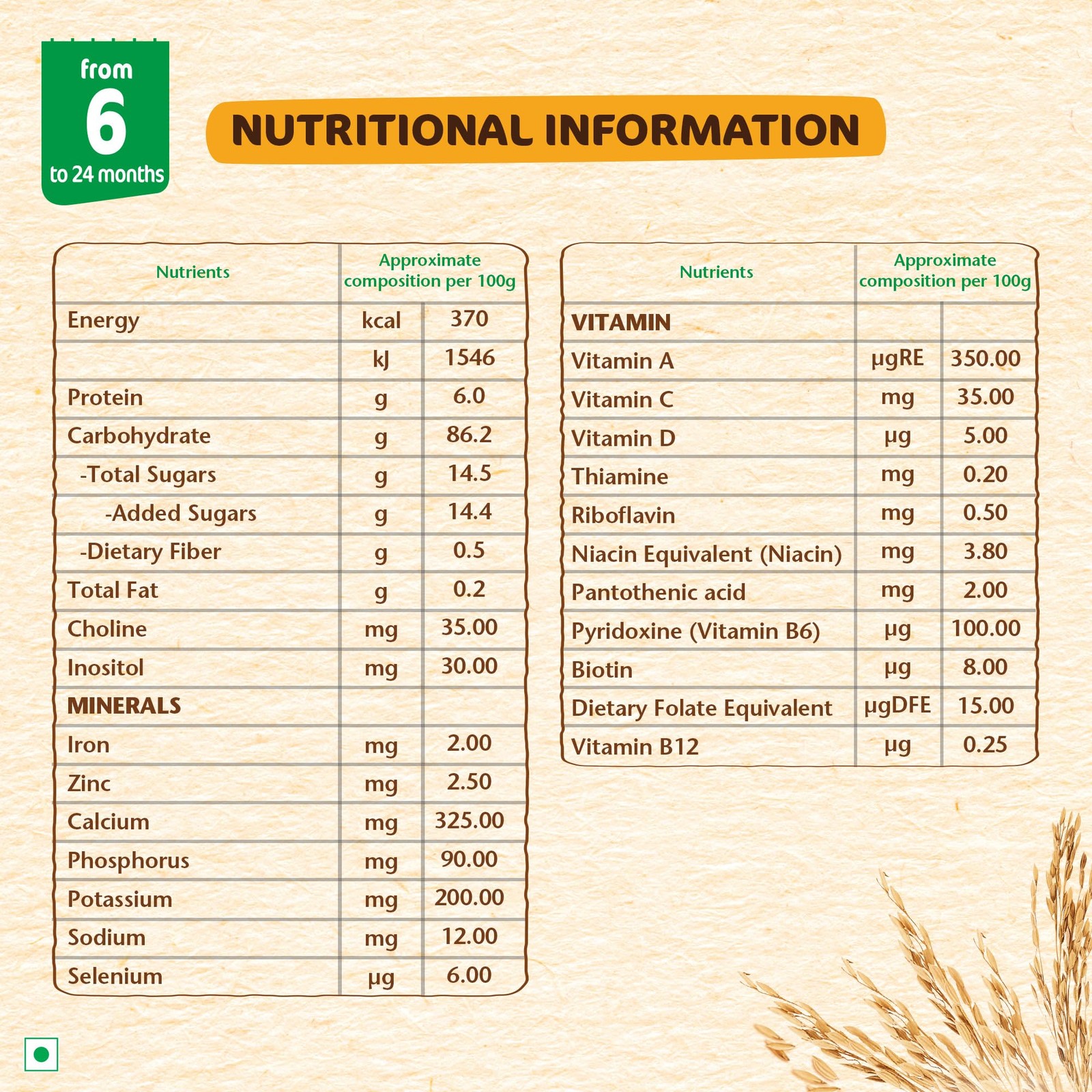 Nestum Baby Cereal – From 6 to 24 Months, Rice, 300g, Bag-in-Box Pack