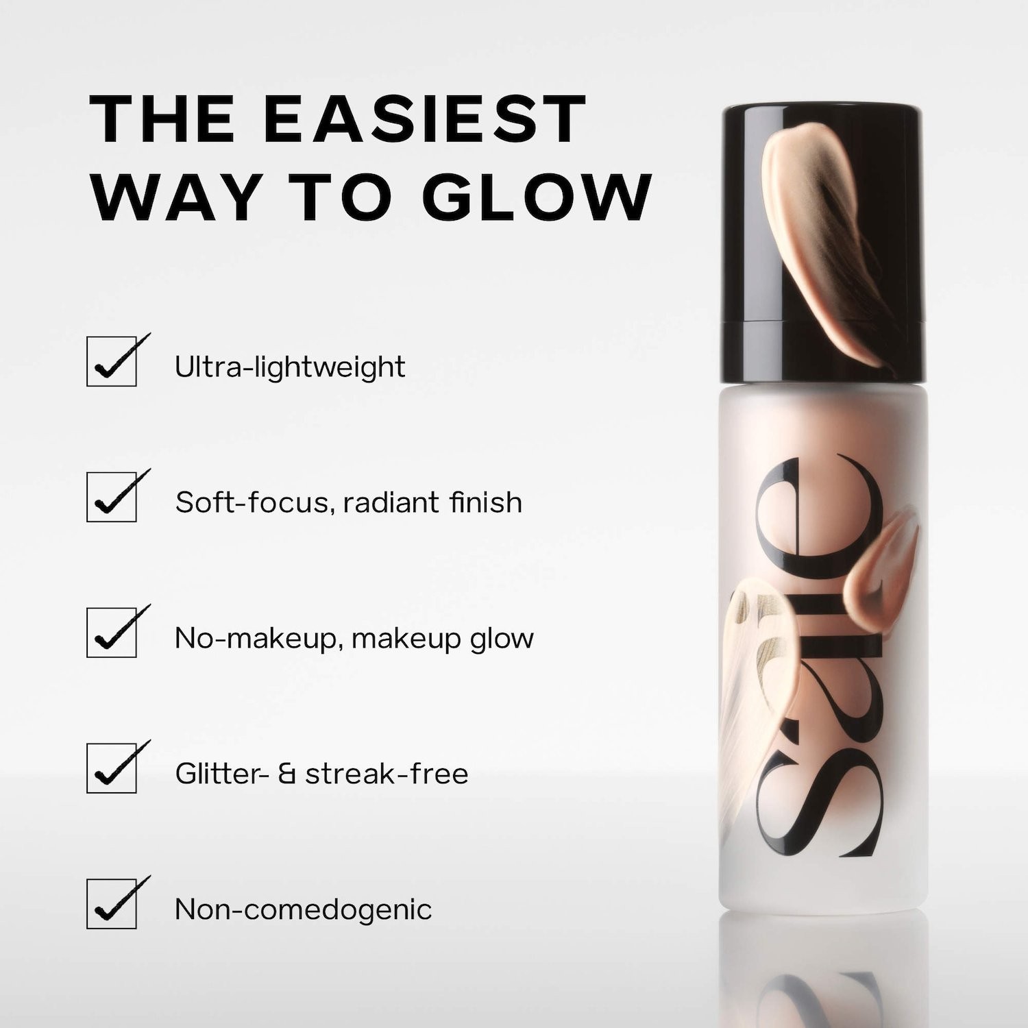 NIB 100% Authentic Saie Lightweight Dewy Multipurpose Illuminator,4 SHADES,1 oz