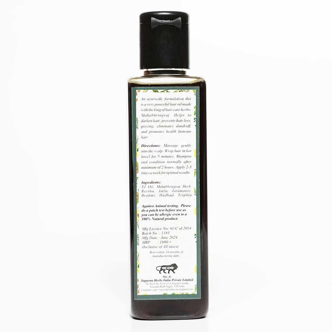 Suparna Trikha Mahabhringraj Hair Oil For All Hair Types 200ml