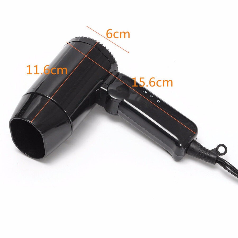 Portable 12V Car Hair Dryer Window Defroster Cigarette Lighter Plug Hot & Cold