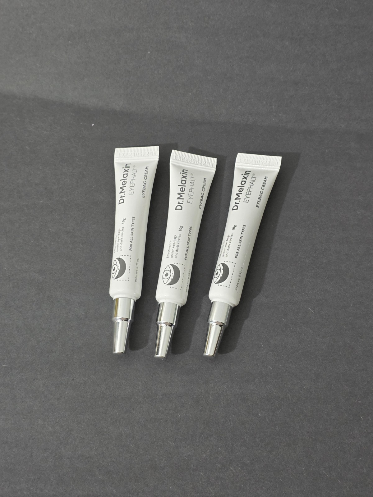 Dr. Melaxin Eyephalt Eyebag Cream 0.35 OZ / 10G Each (3 Piece) Exp 06/28