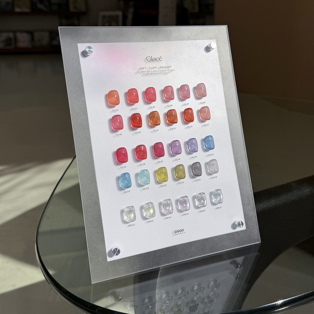 DVOK Glacé 30 Color Professional Gel Set Syrup 24 + Magnetic 6 [Fast Ship]