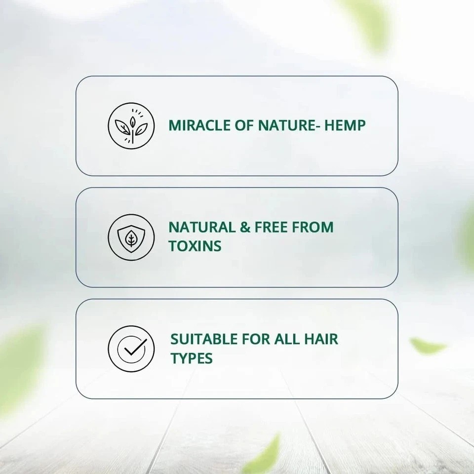 Hampa Hemp Moringa Hair Oil For Hydrates Hair 100ml