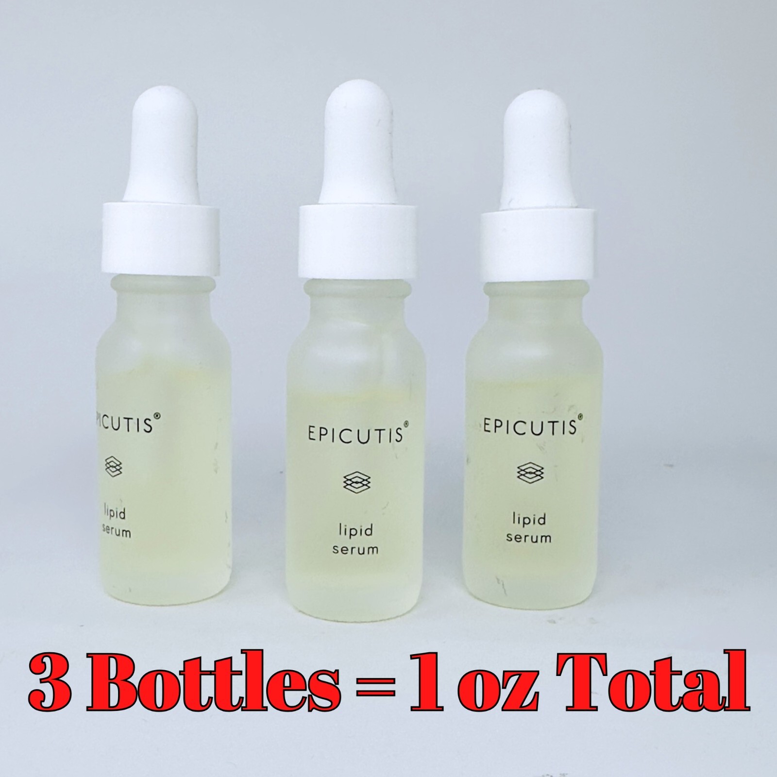 Epicutis Lipid Serum Travel Size (Set of 3) 10 ml each – 1 Oz Total (30mL)