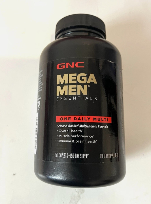 GNC Mega Men Essentials One Daily Multi (150 Caplets) – Expiry 09/26