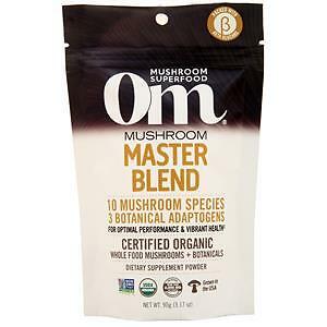 OM Mushroom Superfood Mushroom Master Blend Powder – Certified Organic 90 grams