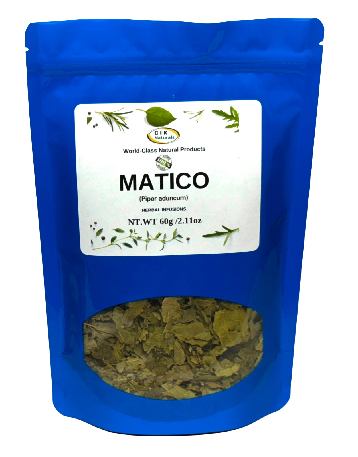 Matico Herbal Tea Peruvian Premium Hierba del Soldado Herbal Infusion (60g) Peru