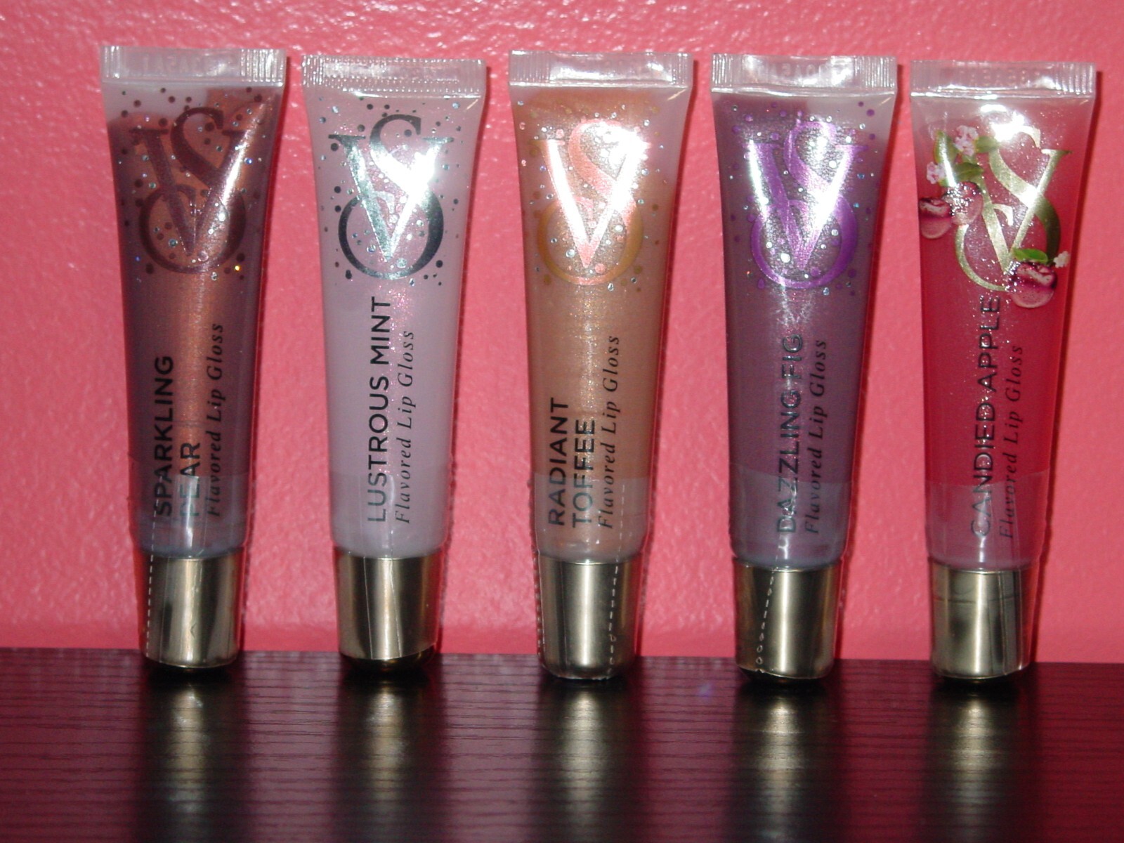 VICTORIA’S SECRET FLAVORED LIP GLOSS,TOTAL SHINE ADDICT,GET GLOSSED NEW *CHOOSE*