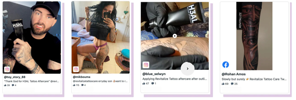 Tattoo Aftercare Enhance Bandage skin Color Enhancement Revives Old .50 oz N