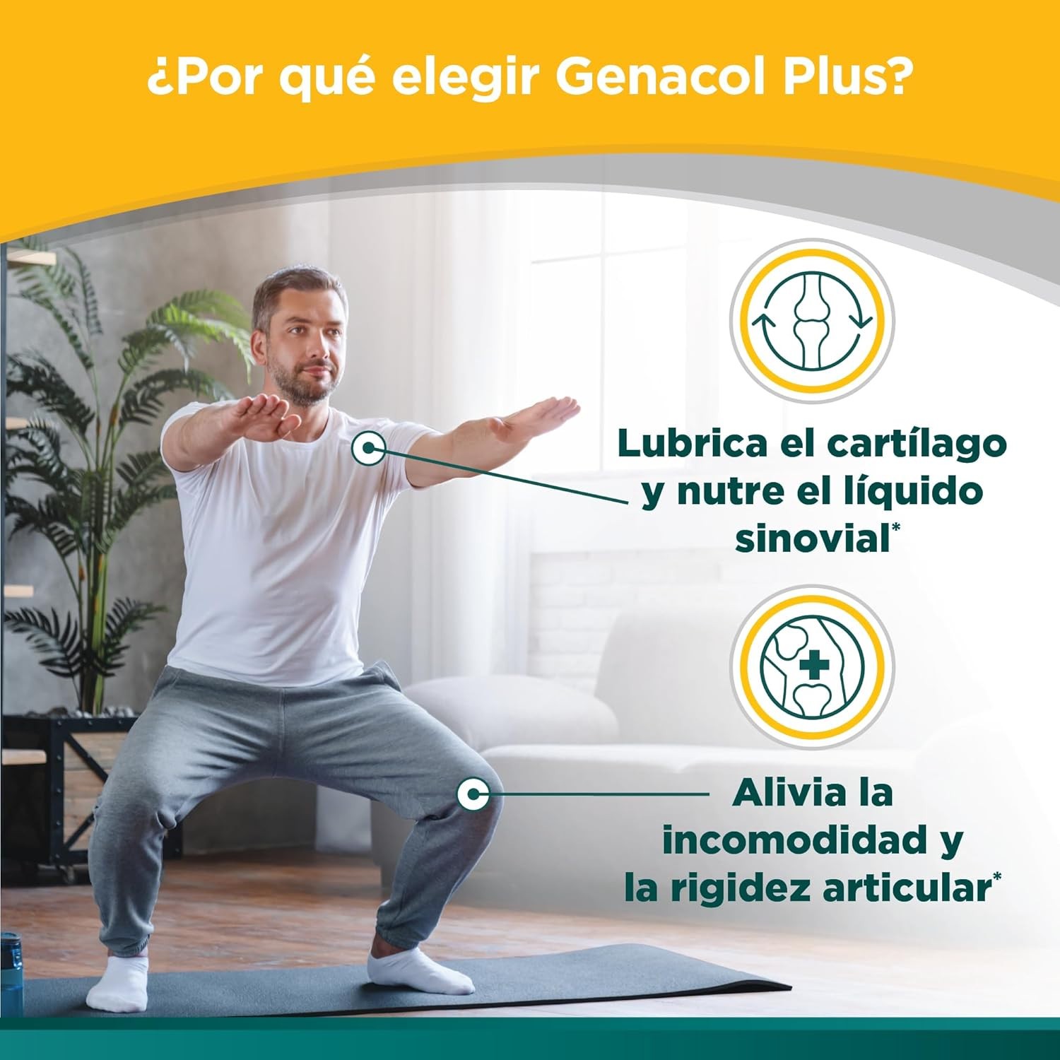 Genacol Plus Glucosamine & Collagen Joint Health Supplement 90 Capsules