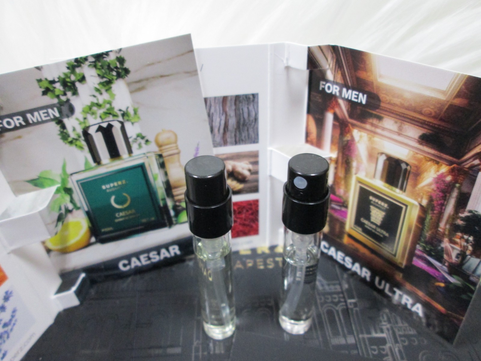 Caesar & Caesar ULTRA Extrait de parfums samples 0.06 fl oz. x 2 BEAST Mode!