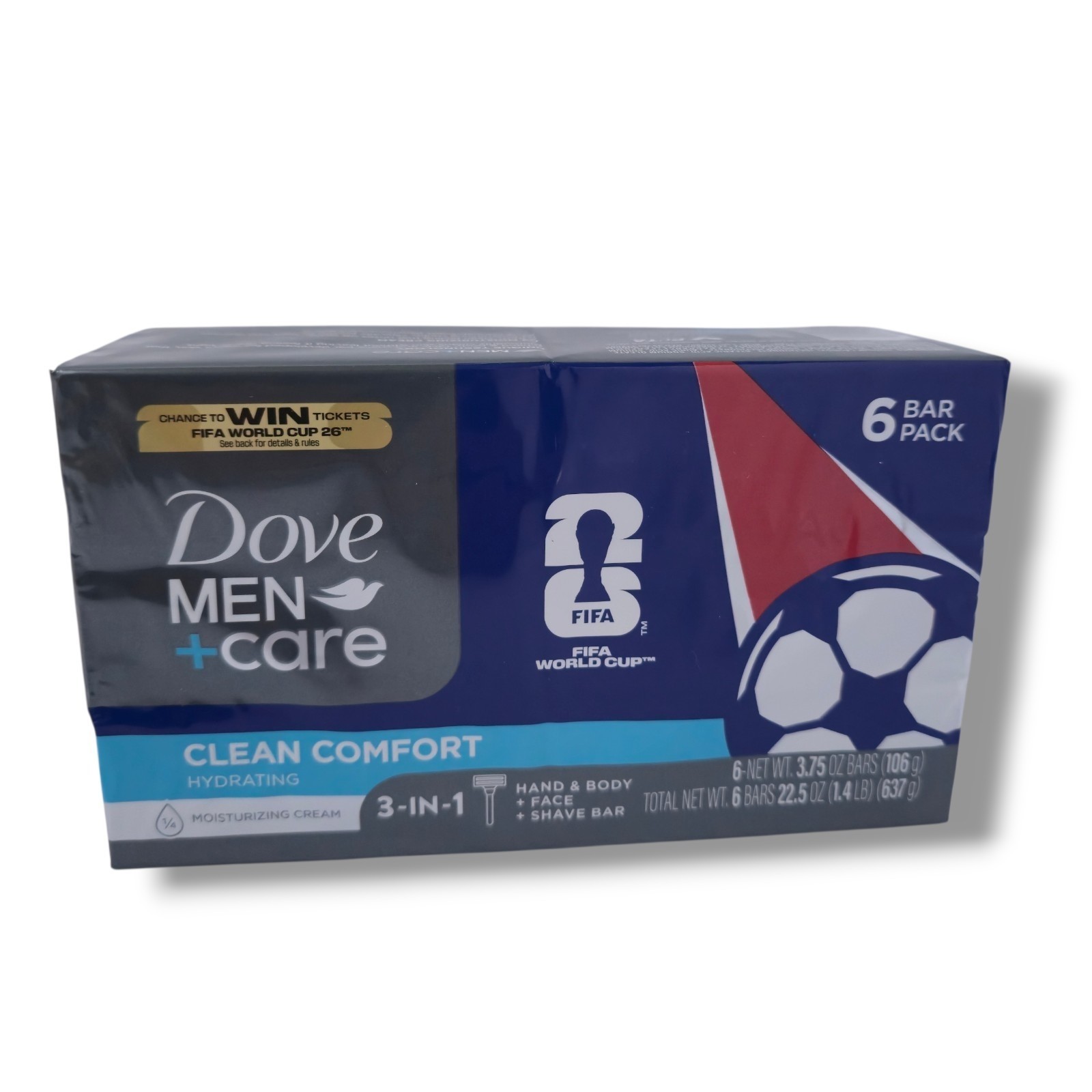 Dove Men +Care Clean Comfort Milk Formula Moisturizing Body + Face Bar – 106g