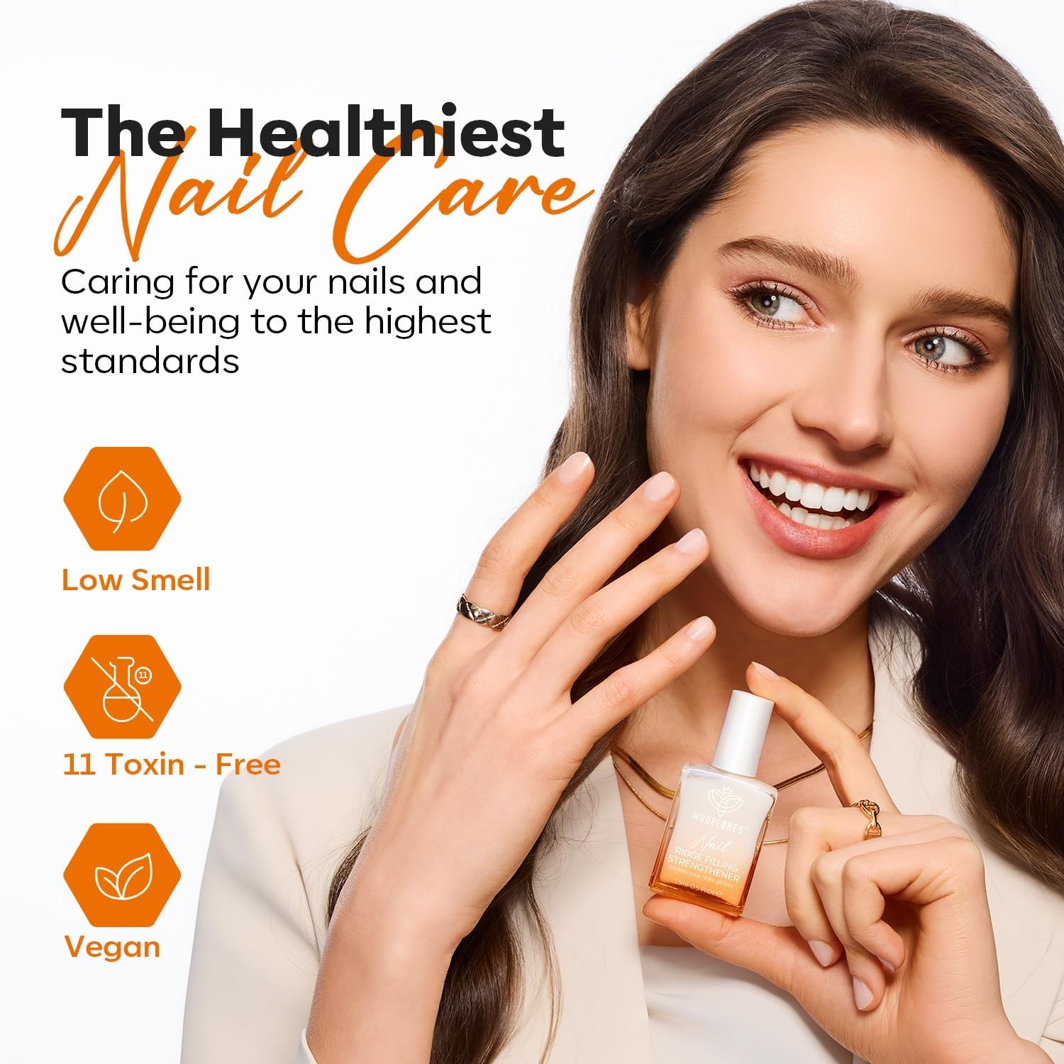 Nail Strengthener & Growth Clear Polish – Extra Strong Nail Repair & Hardener 15