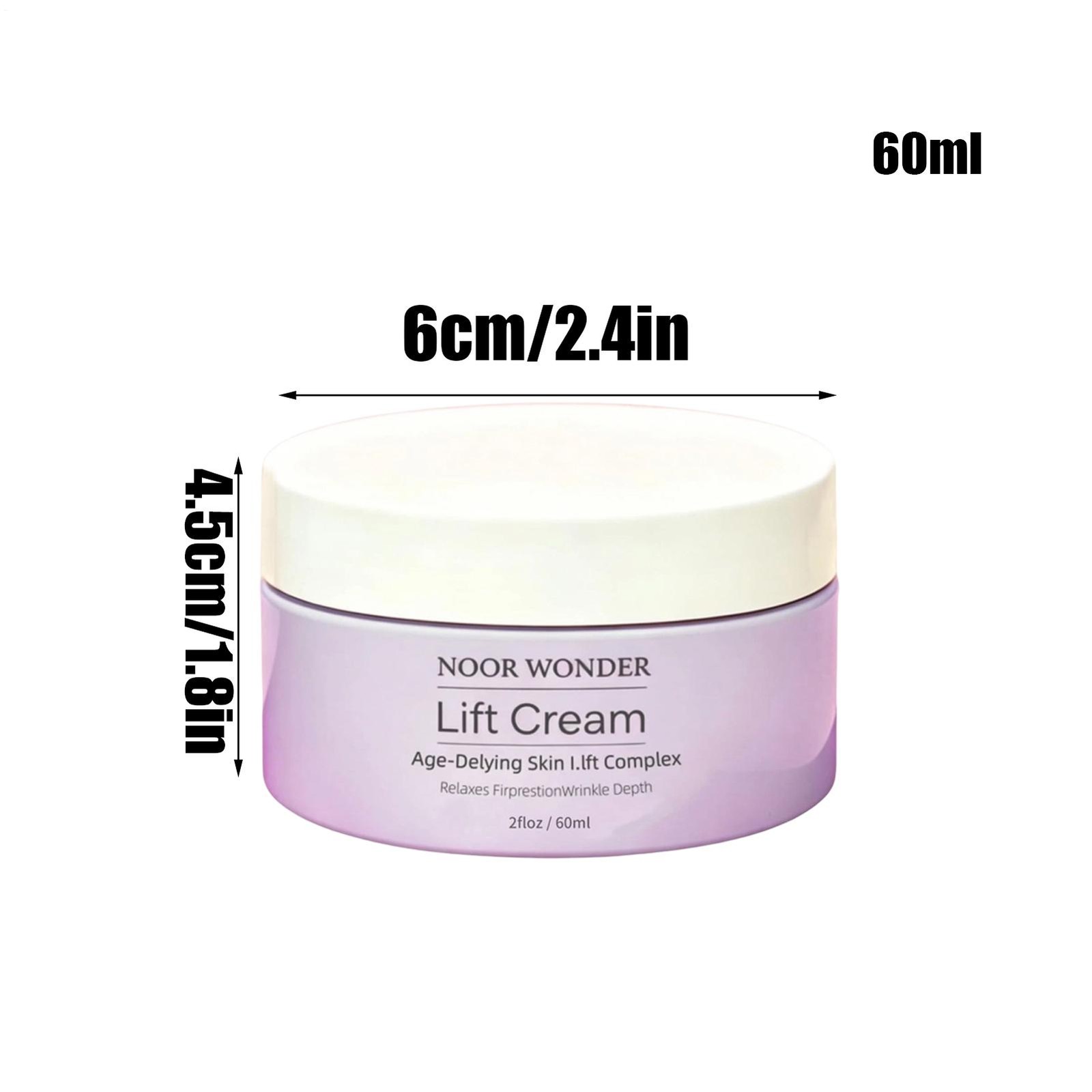Noor Wonder Lift Cream Anti-Wrinkle Firming Anti-Aging Skin Care 60ML