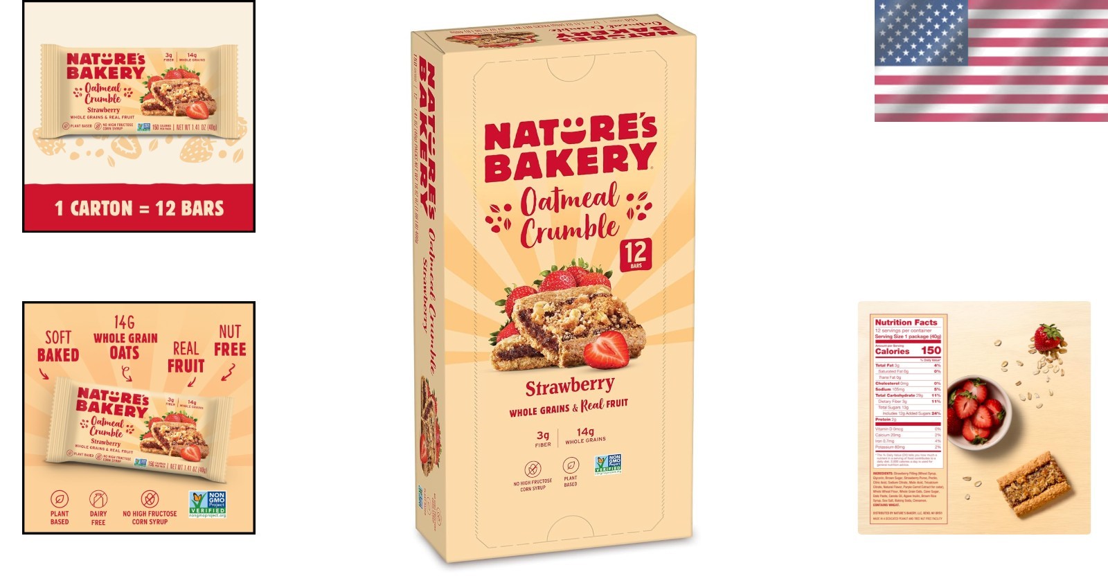 Healthy Breakfast & Snack with Nature’s Bakery Strawberry Oatmeal Crumble Bars
