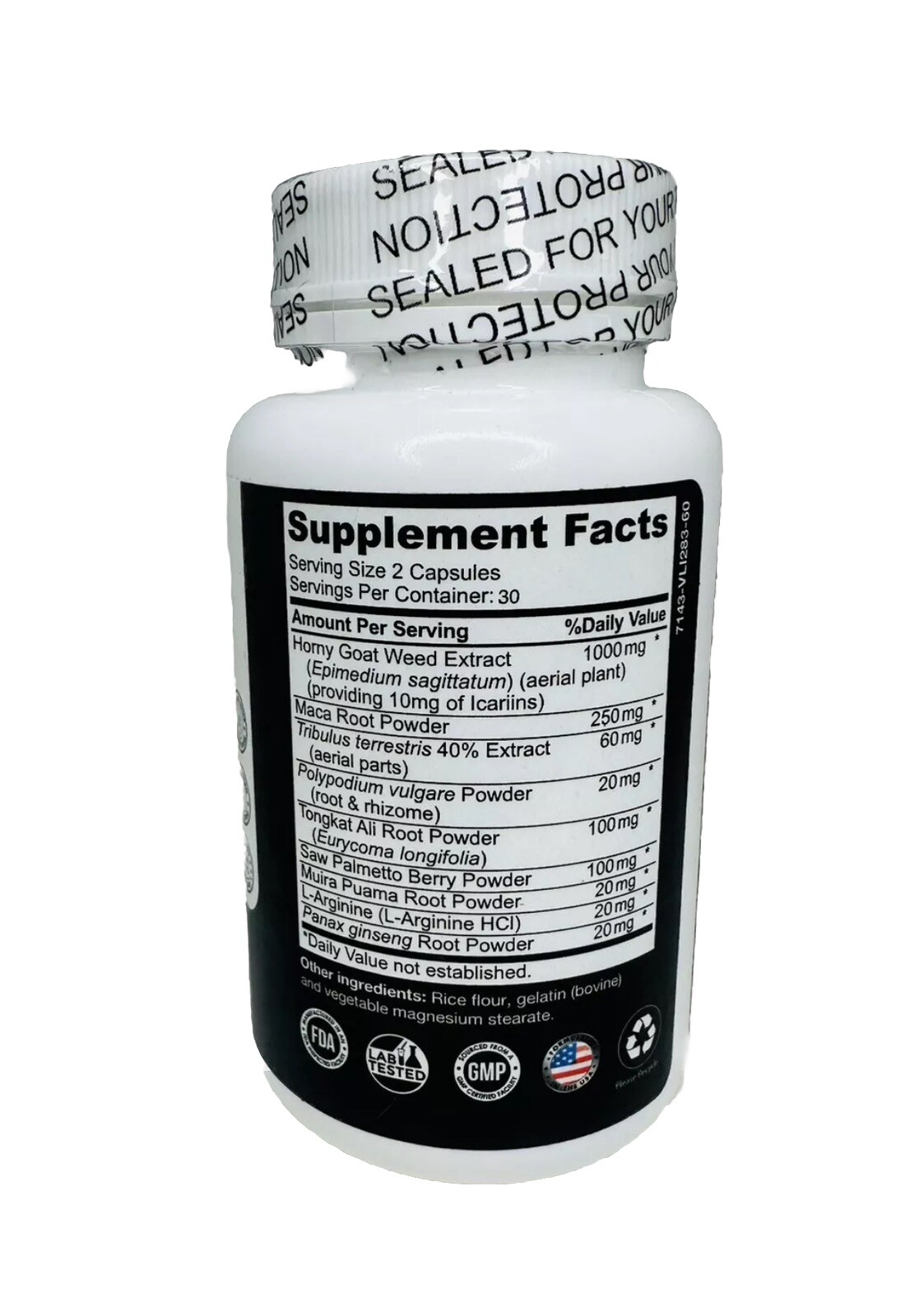 Evolve Nutraceuticals Alpha Male + 60 Count Capsules Dietary Supplement