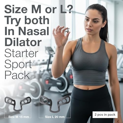 Nasal Dilators for Better Breathing & Sleep – Reusable Nose Openers, Anti-Snorin