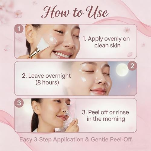 Yuri Korean Collagen Night Wrapping Mask 75ml Hydrating Sleeping Mask New In Box