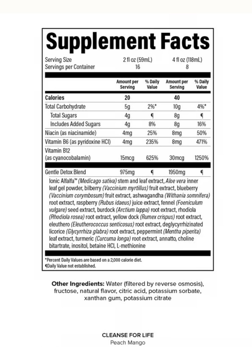ISAGENIX Cleanse For Life Peach Mango Flavor 32oz Exp 3/25 Free Shipping