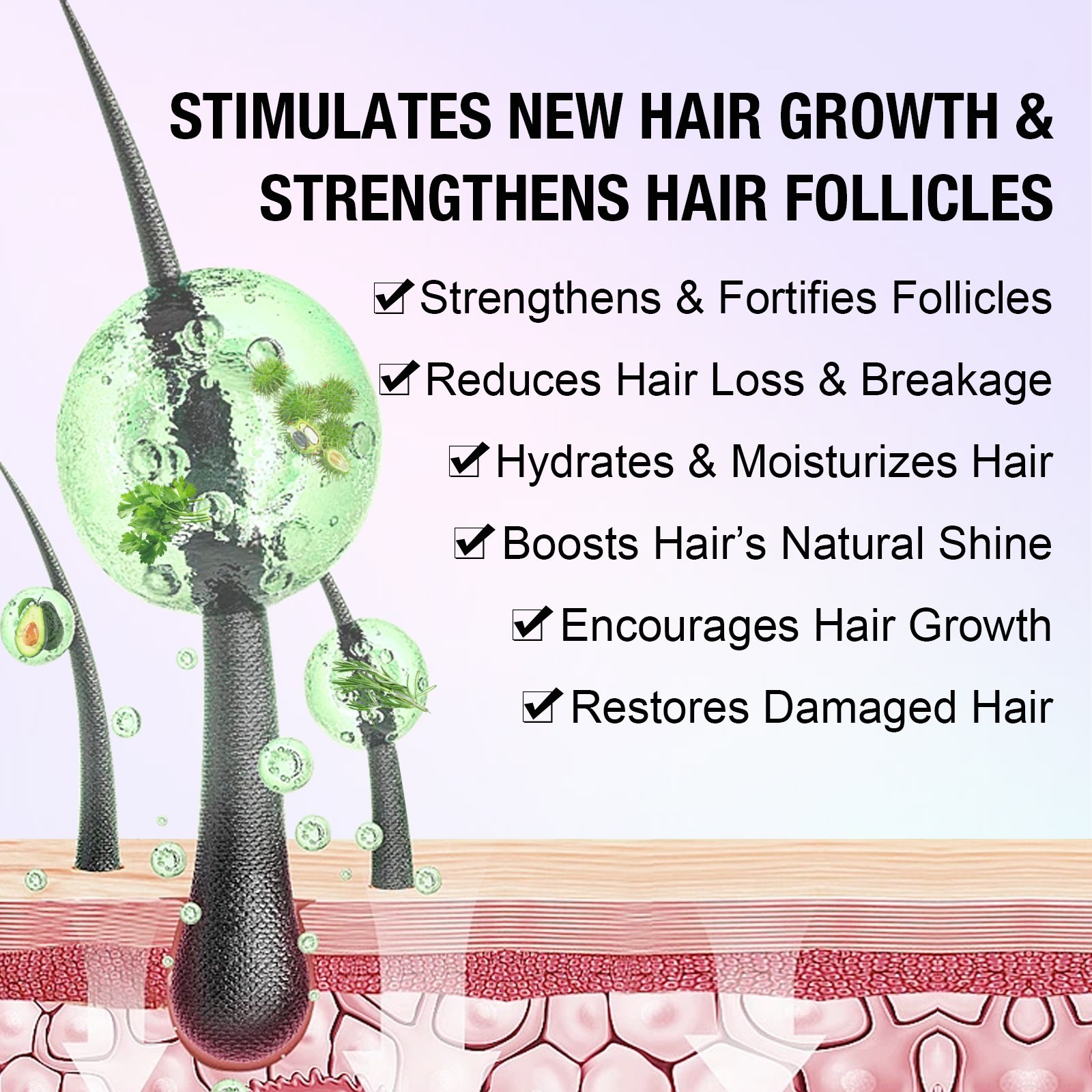 Aliver Hair Growth Oil – Rosemary, Jamaican Castor & Batana Oil Blend 11-in-1