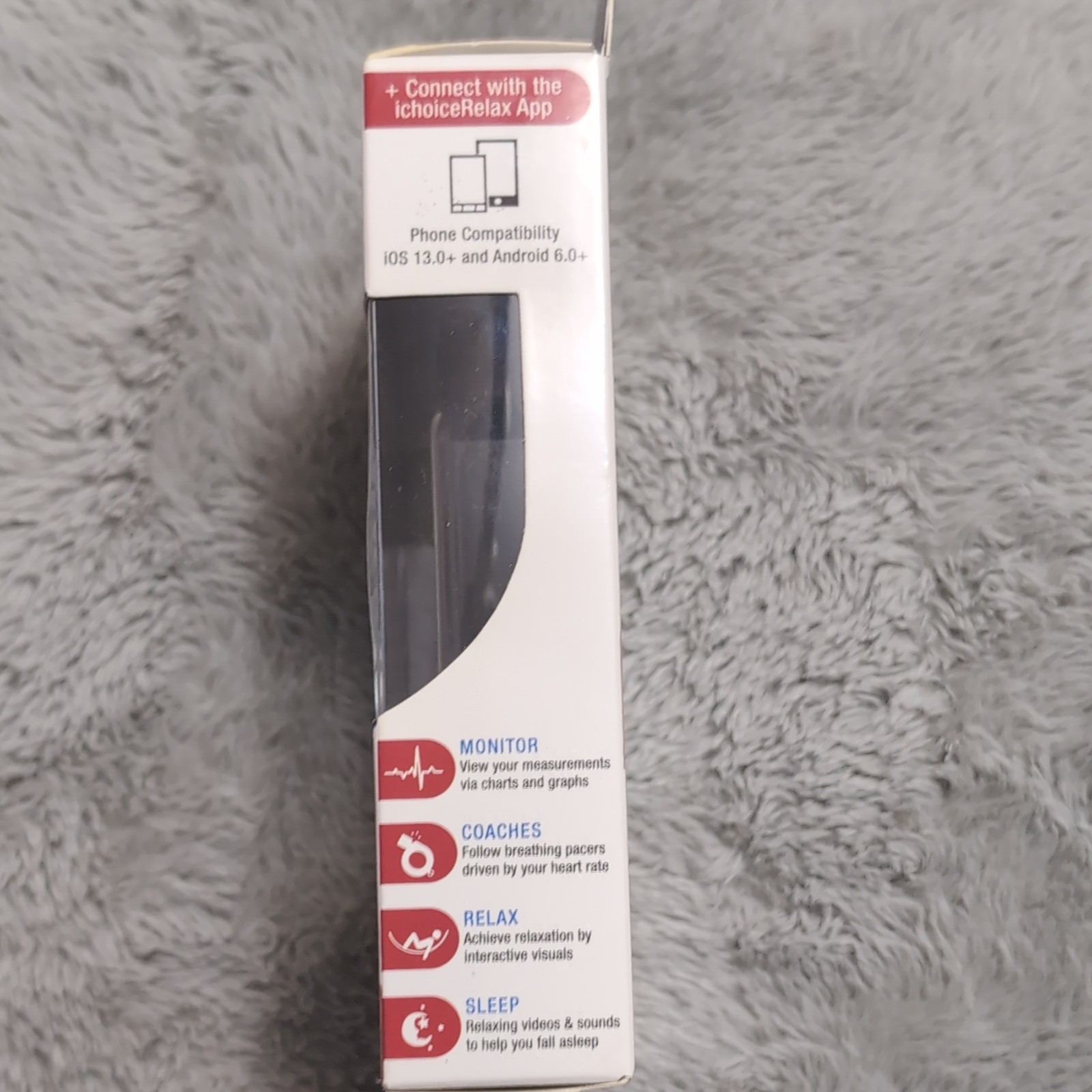 iChoice OX200 Bluetooth Fingertip Pulse Oximeter Digital Rechargeable, Black
