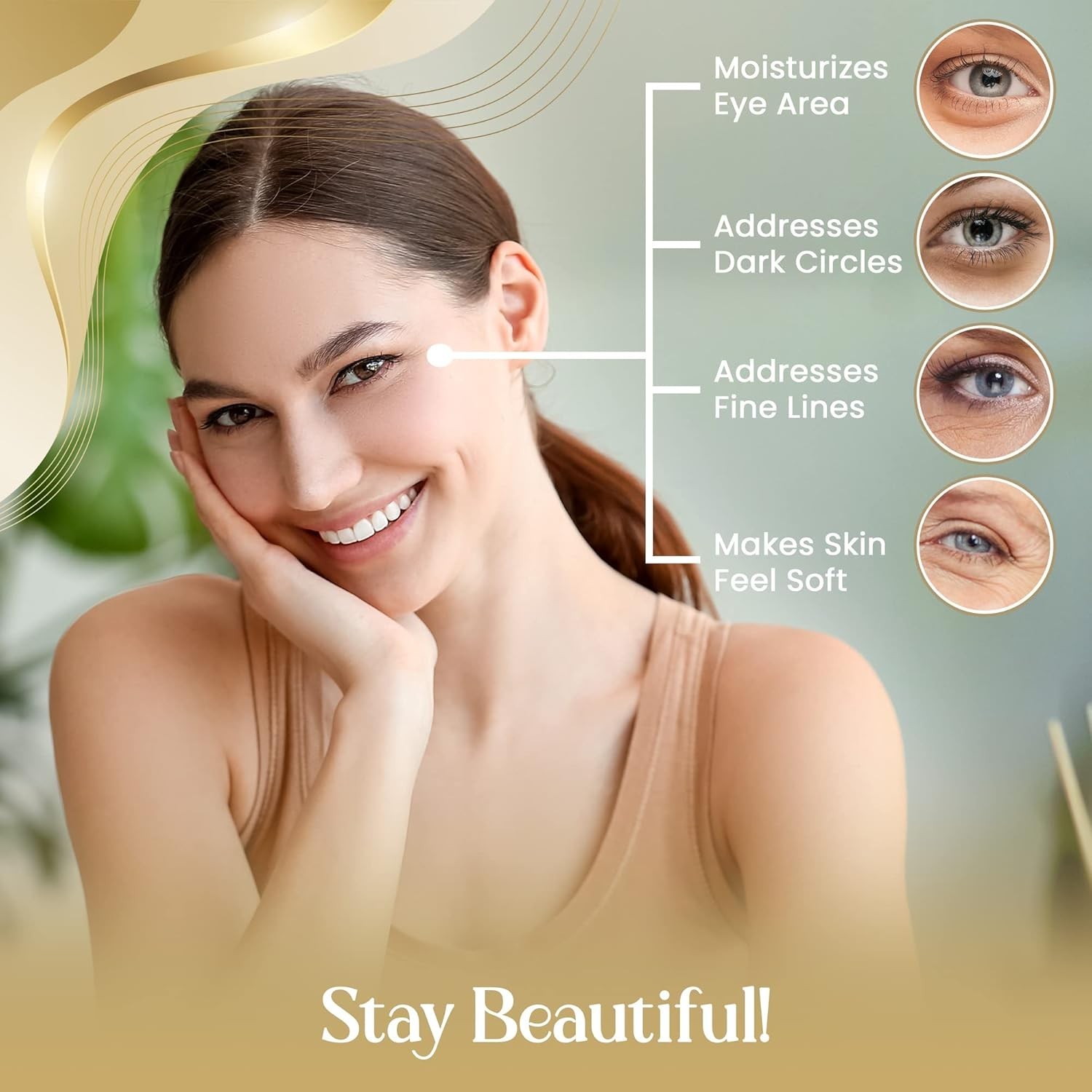 OROGOLD 24K Intensive Eye Serum – Reduce the Look of Dark Circles and Puffiness