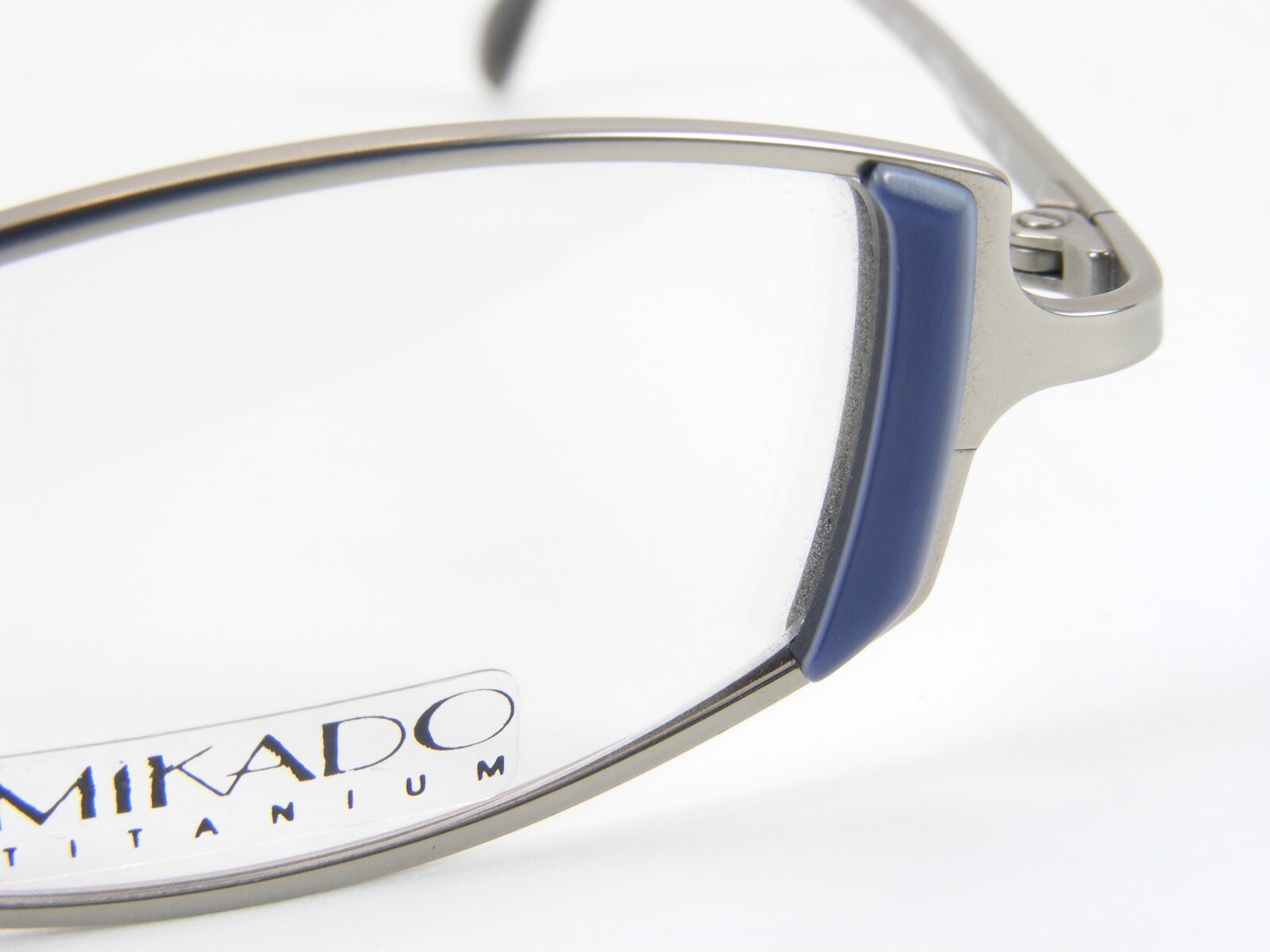 MIKADO 801-5 Silver /Blue RARE UNIQUE EYEGLASSES GLASSES FRAME 48-16-140 Germany