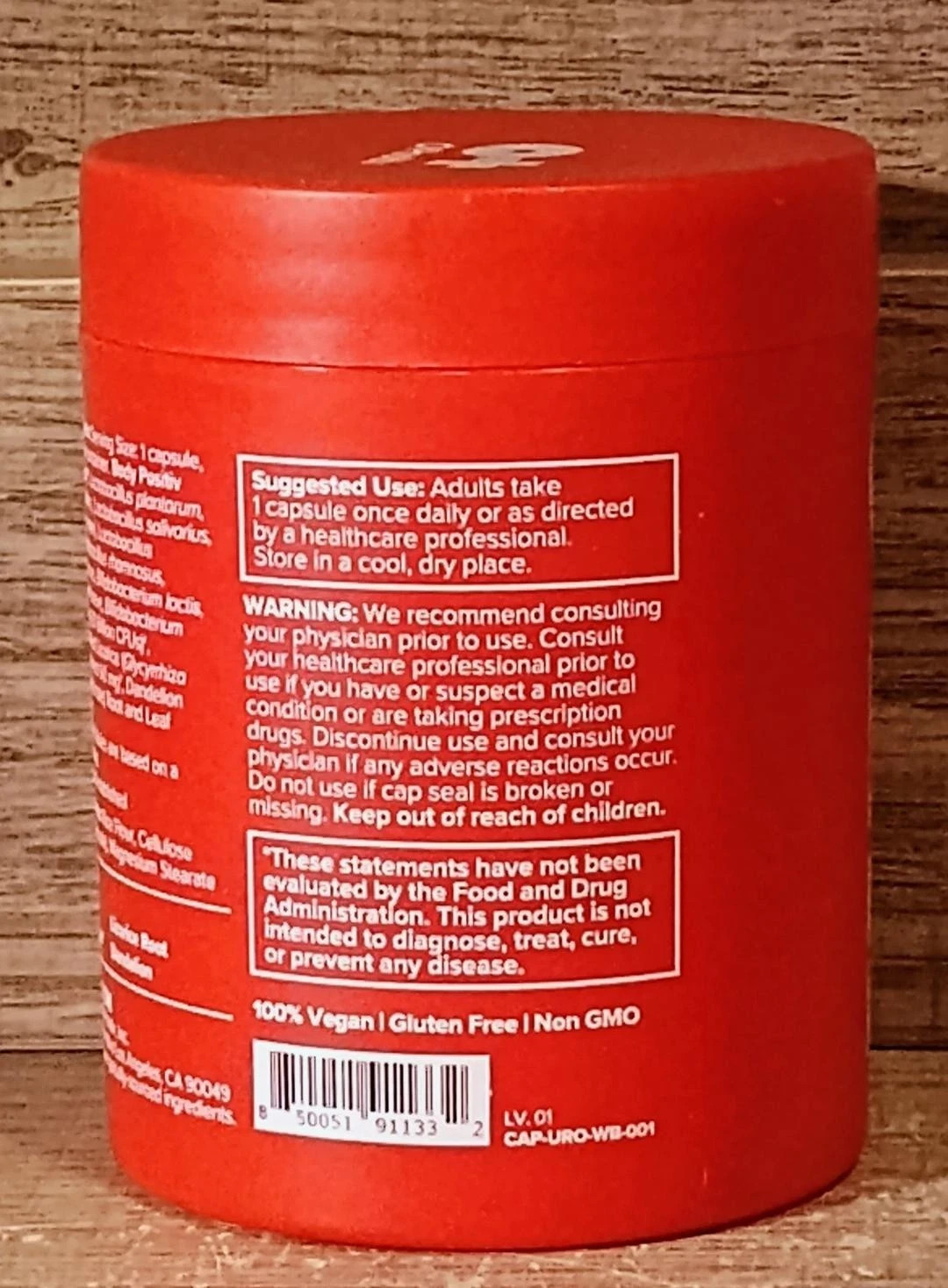 1 Bottle O Positiv URO Whole Body Probiotic 3-In-1 Probiotic Support 30 Caps NEW
