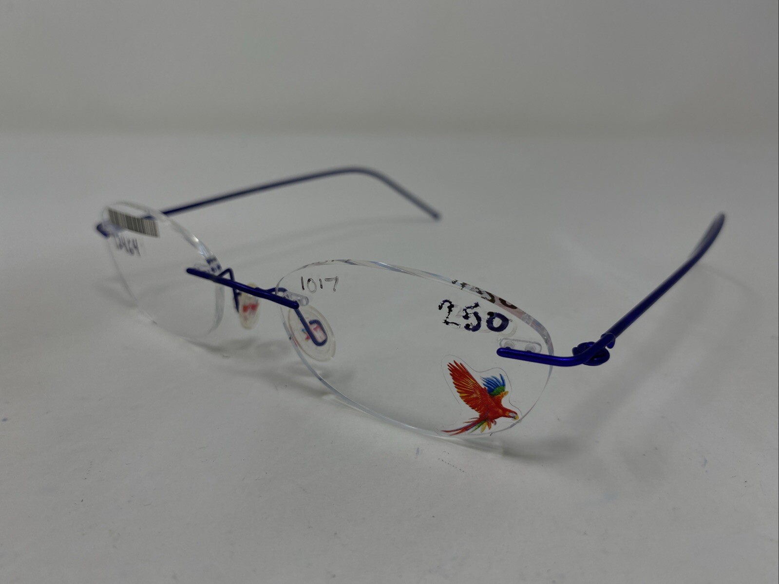 Maui Jim Japan MJO 2004-36M 51-17-140 Deep Blue Rimless Eyeglasses Frame :U45