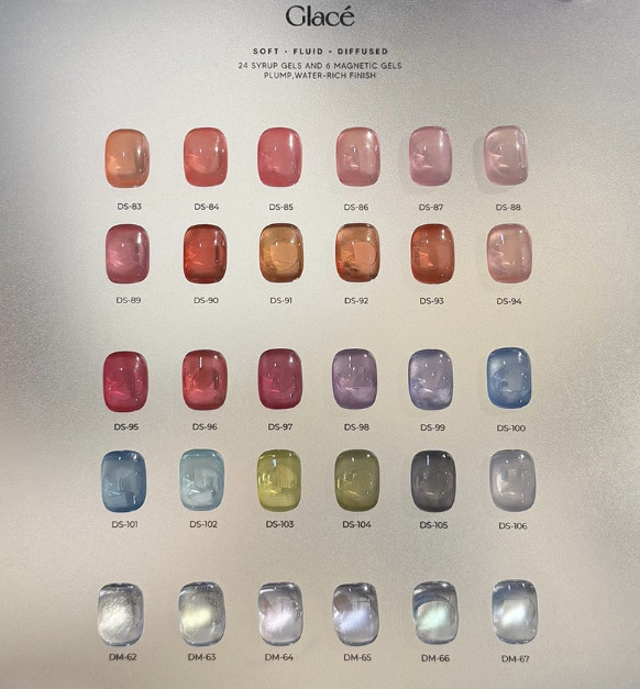 DVOK Glace Syrup Magnet Gel Polish 30 Colors Collection K-Beauty